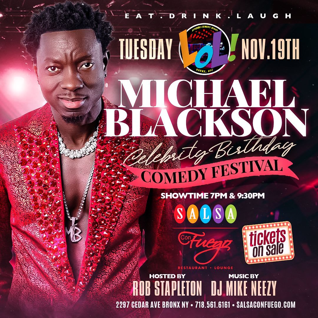 Michael Blackson at Helium Comedy Club - Philadelphia