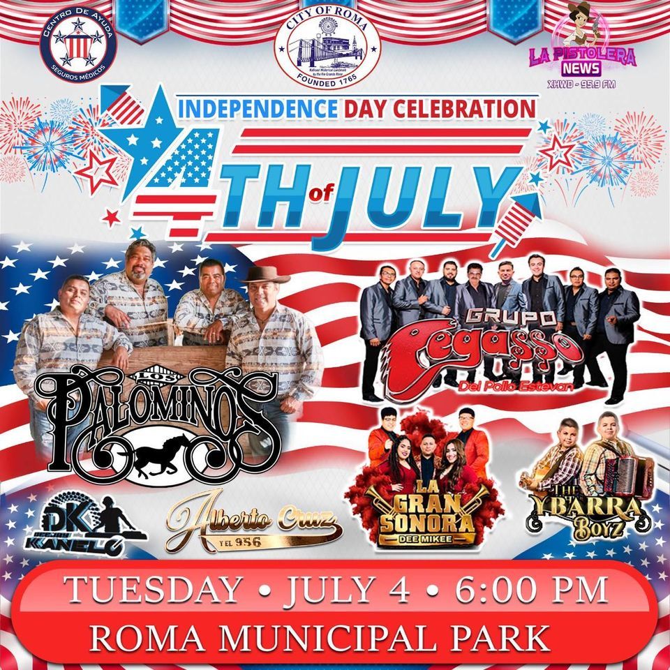 Independence Day Celebration | Roma Municipal Park | July 4, 2023