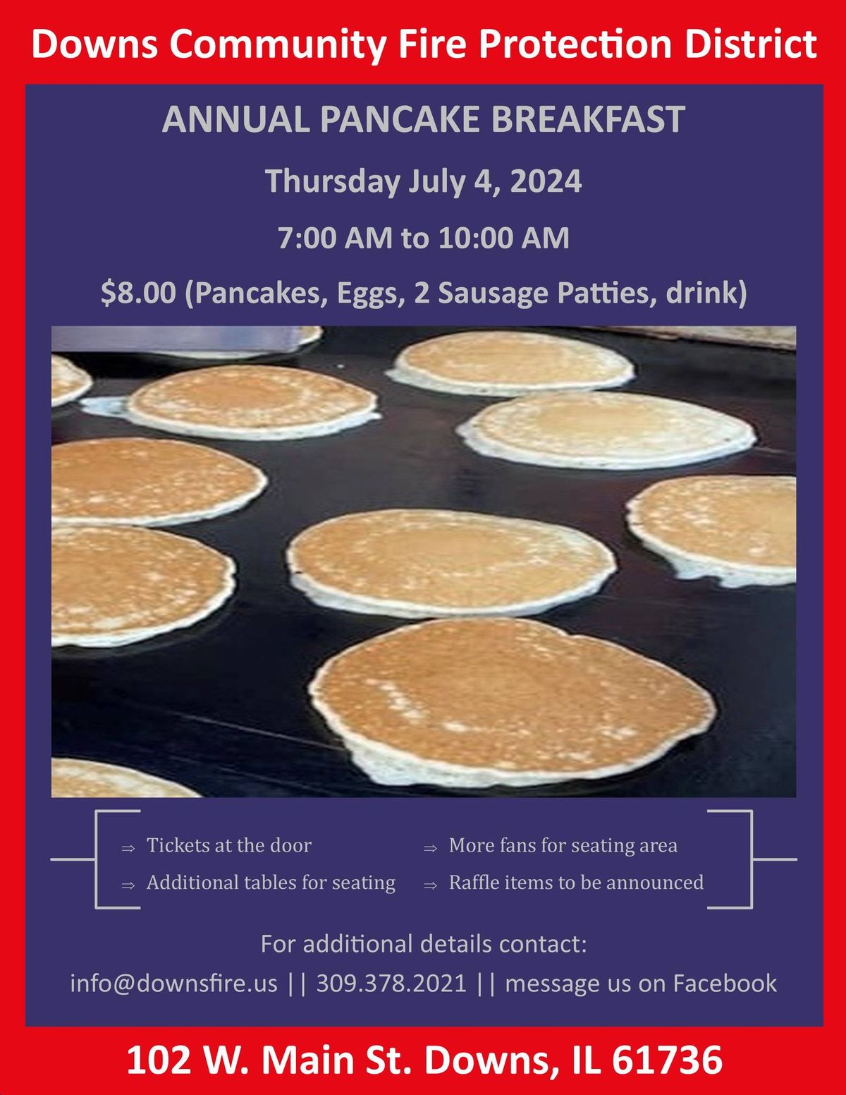 2024 4th of July Pancake Breakfast