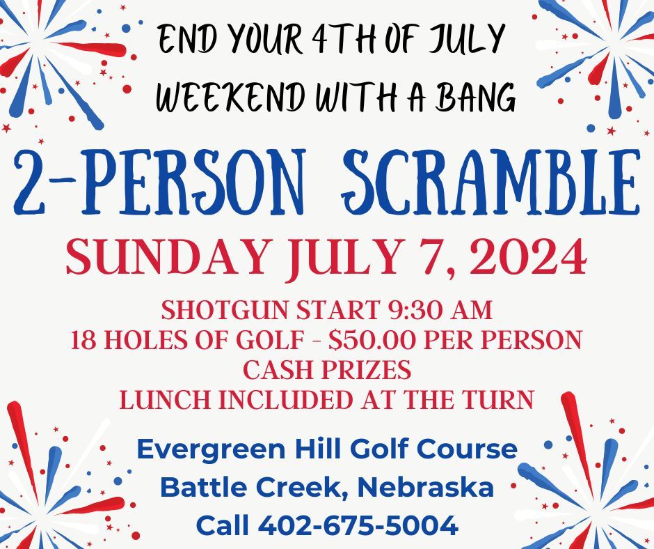 4th of July 2person scramble 54602 837 Rd, Battle Creek, NE, United