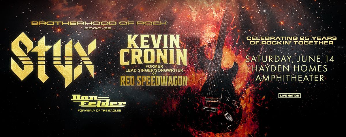 Parking Styx and Kevin Cronin + Don Felder