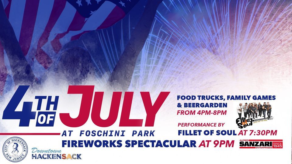 Hackensack 4th of July Fireworks Spectacular Foschini Park