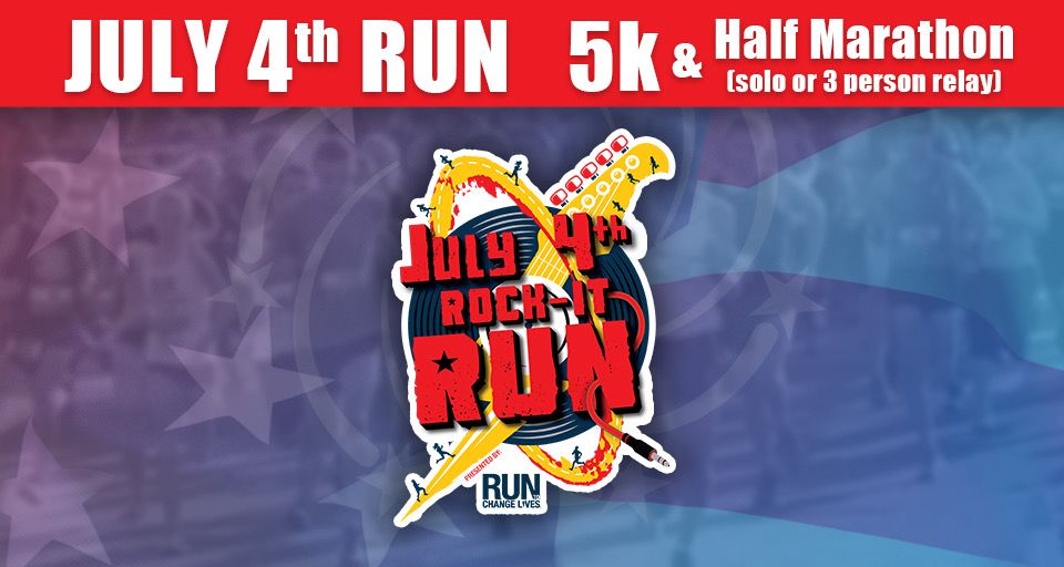 4th Annual July 4th ROCK - IT RUN Presented by 105 West Brewing Co.