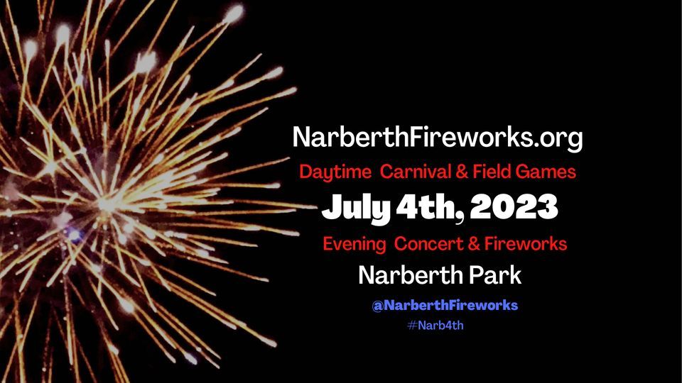 4th of july fireworks in park northside park july 4