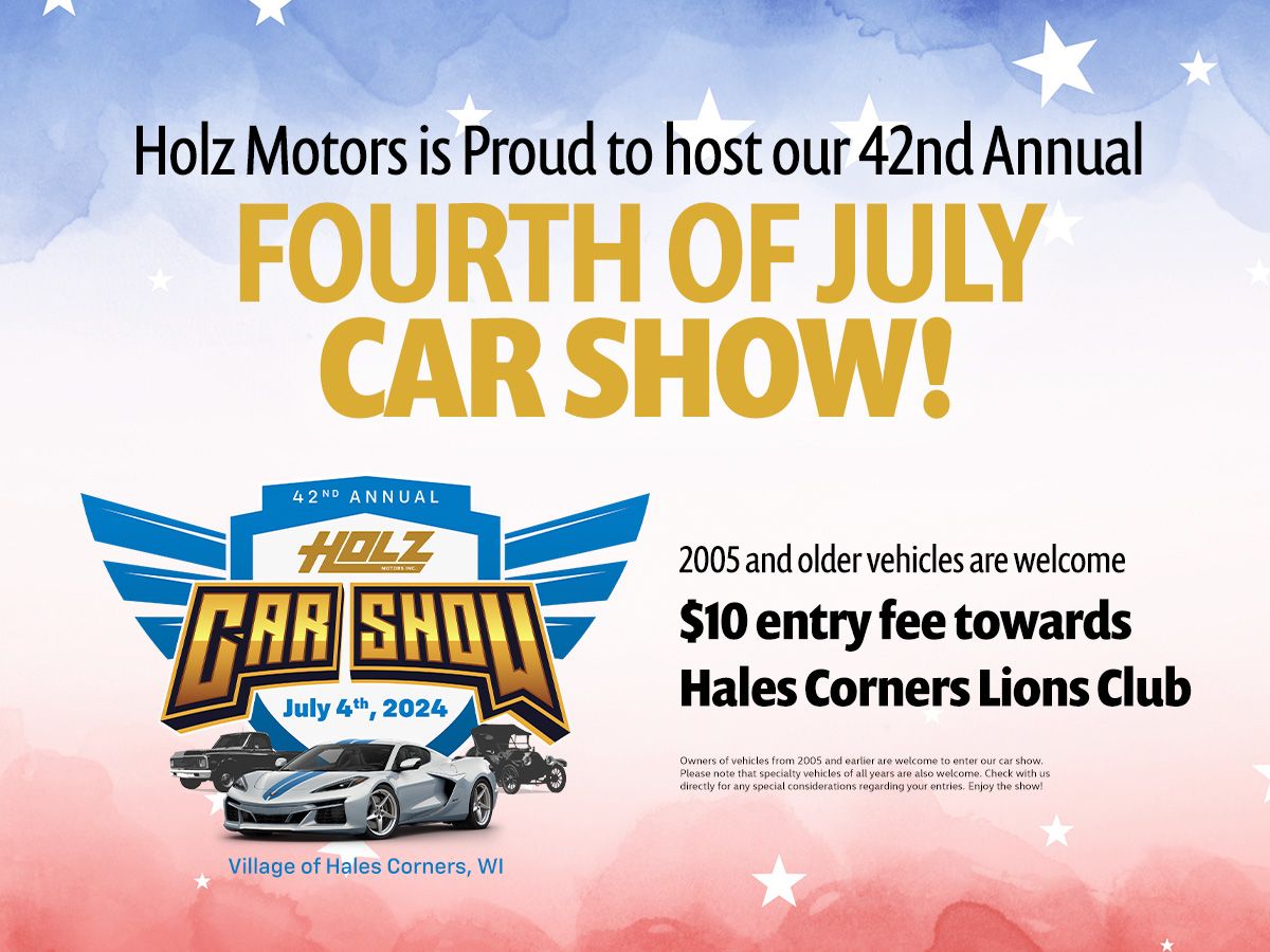 Holz Motors 42nd Annual Fourth of July Classic Car Show