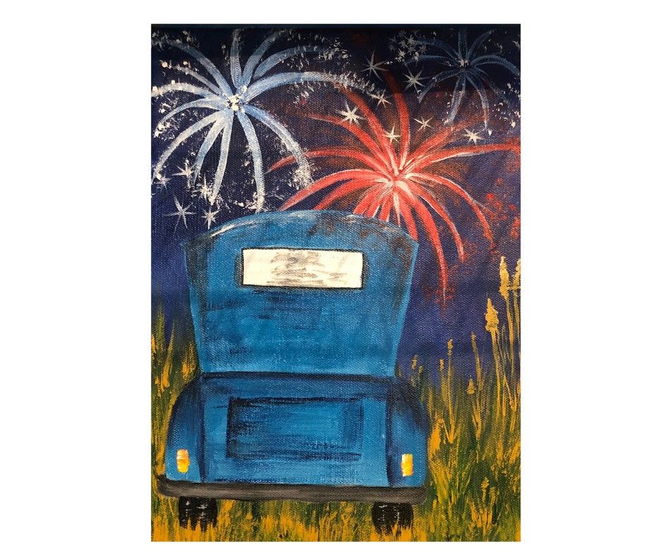 Off The Vine Sip and Paint 4th Of July