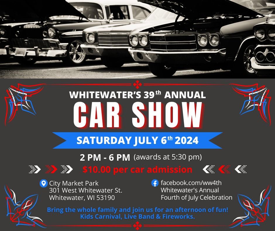39th Annual Whitewater Car Show