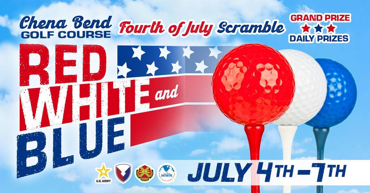 Red, White, and Blue Fourth of July Scramble at the Chena Bend Golf Course