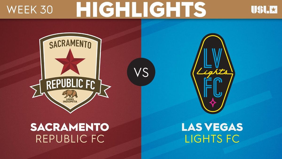 Sacramento Republic FC at Las Vegas Lights FC at Cashman Field