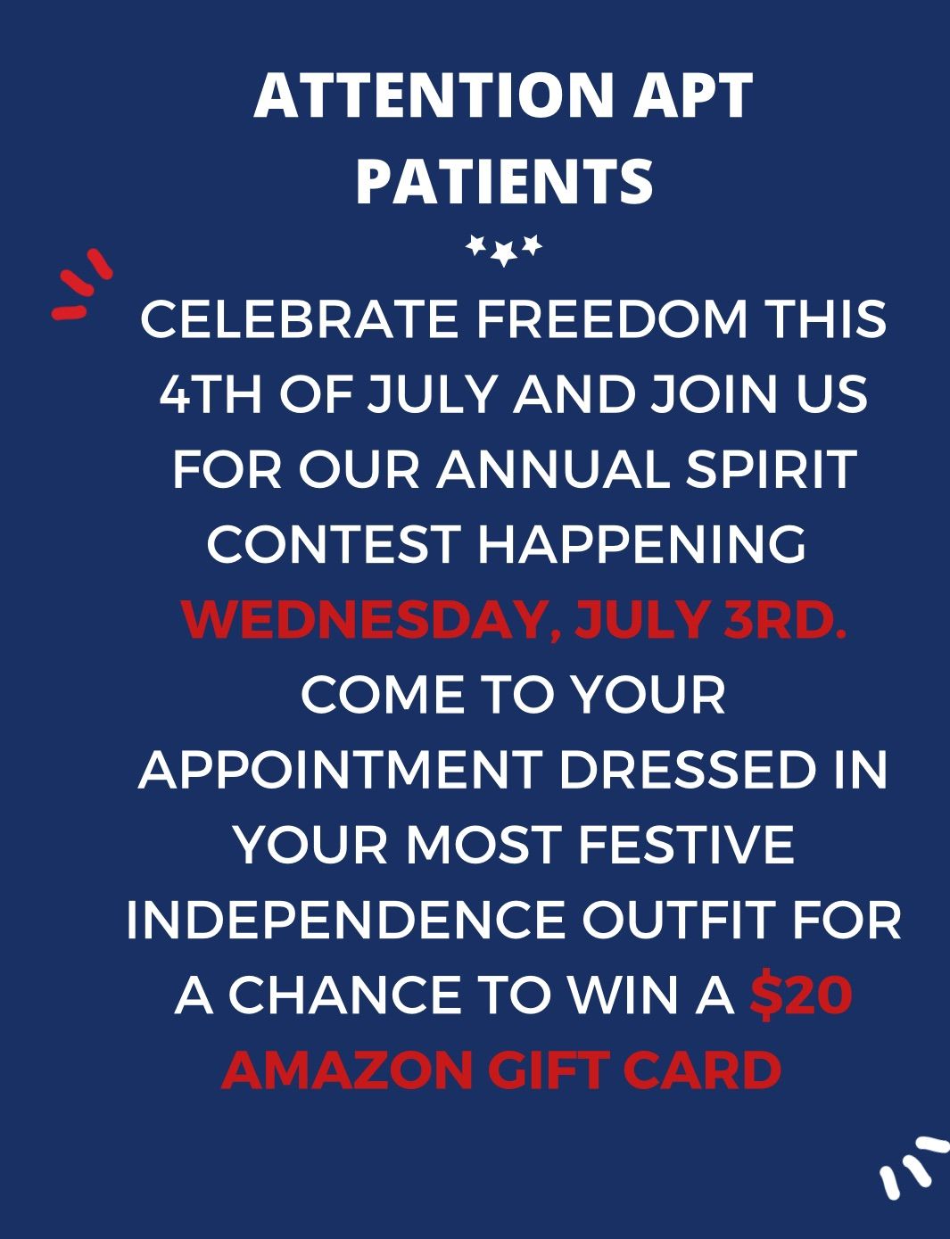 July 4th Attire Contest