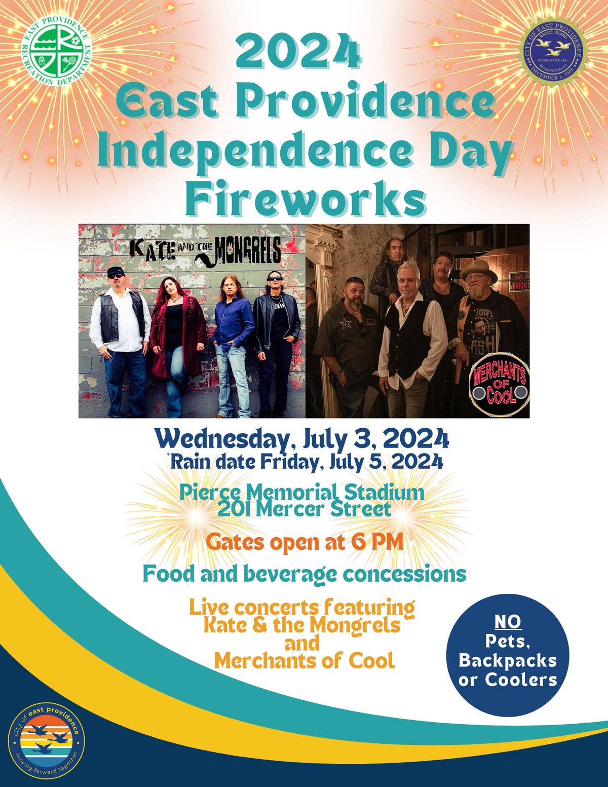 2024 East Providence Independence Day Fireworks Pierce Memorial