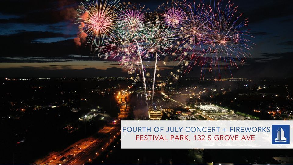 Fourth of July Concert + Fireworks Festival Park, Elgin, IL July 4