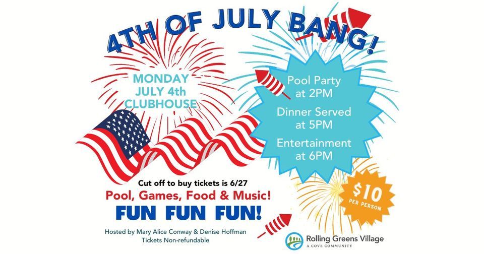 4th of July Party 1415 W Gleneagles Rd, Ocala, FL 344727909, United