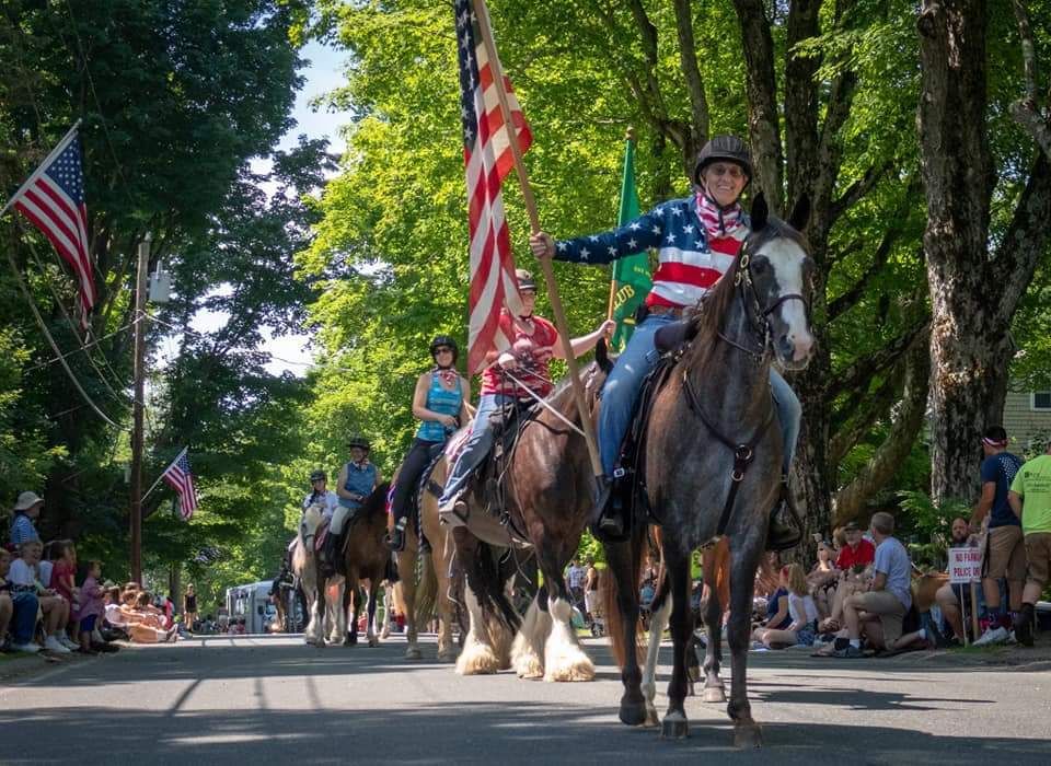 HCRC in the Chesterfield July 4th Parade Town of Chesterfield MA