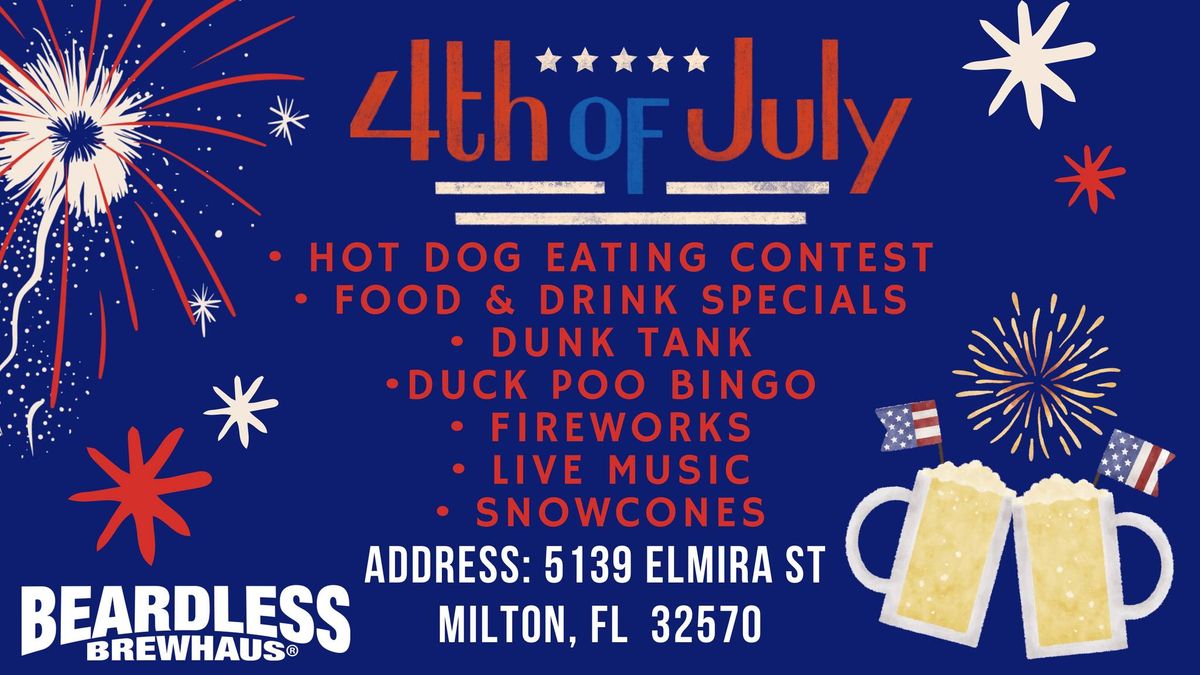 4th of July Celebration 5139 Elmira Street, Milton, FL July 4, 2024