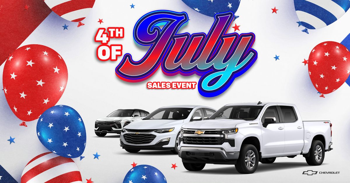 Preston Chevrolet of Aberdeen 4th of July Sales Event | 101 North ...