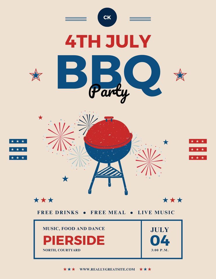 4th of July BBQ Party! Pierside Apartments Oceanside, CA July 4, 2023