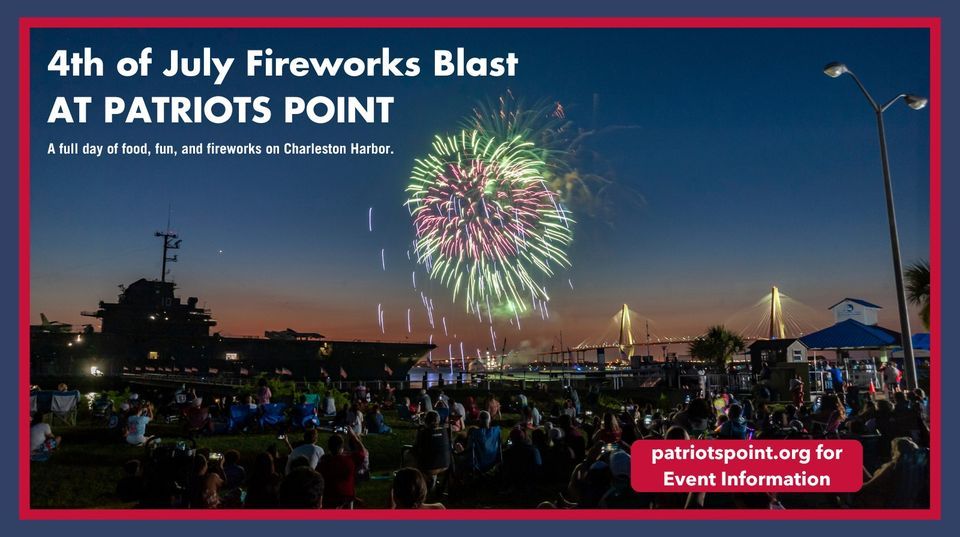 Patriots Point 4th of July Fireworks Blast USS Yorktown Flight Deck