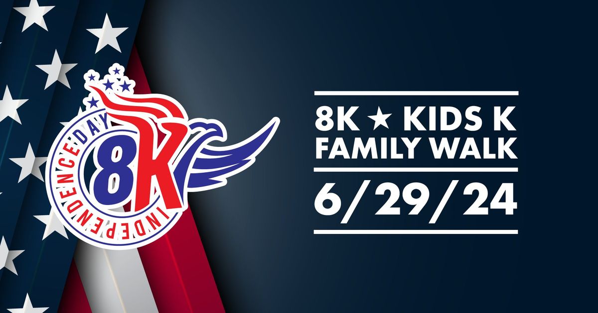 2024 Independence Day 8K, 5K, and Kids K\/Family Walk