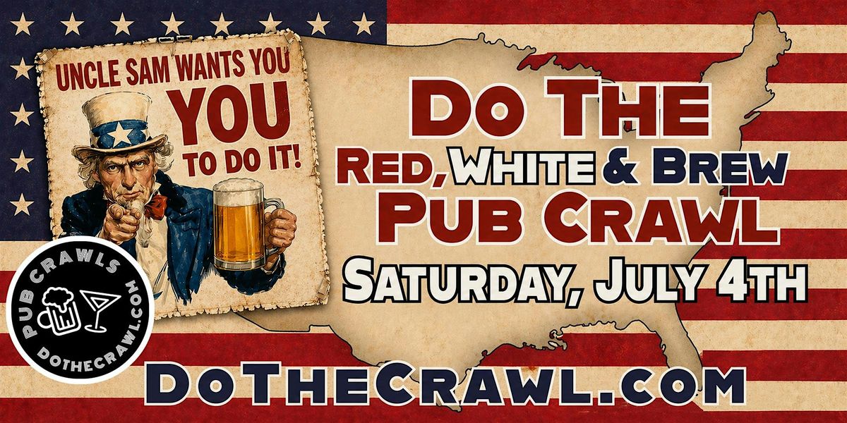 Do The Red, White, & Brew Pub Crawl in Las Vegas!