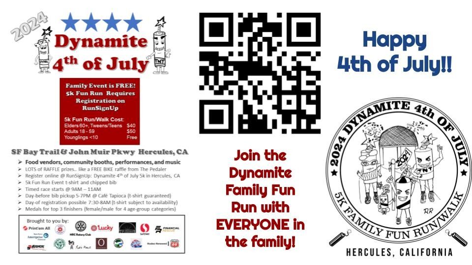 2024 Dynamite 4th of July 5k Family Fun Run