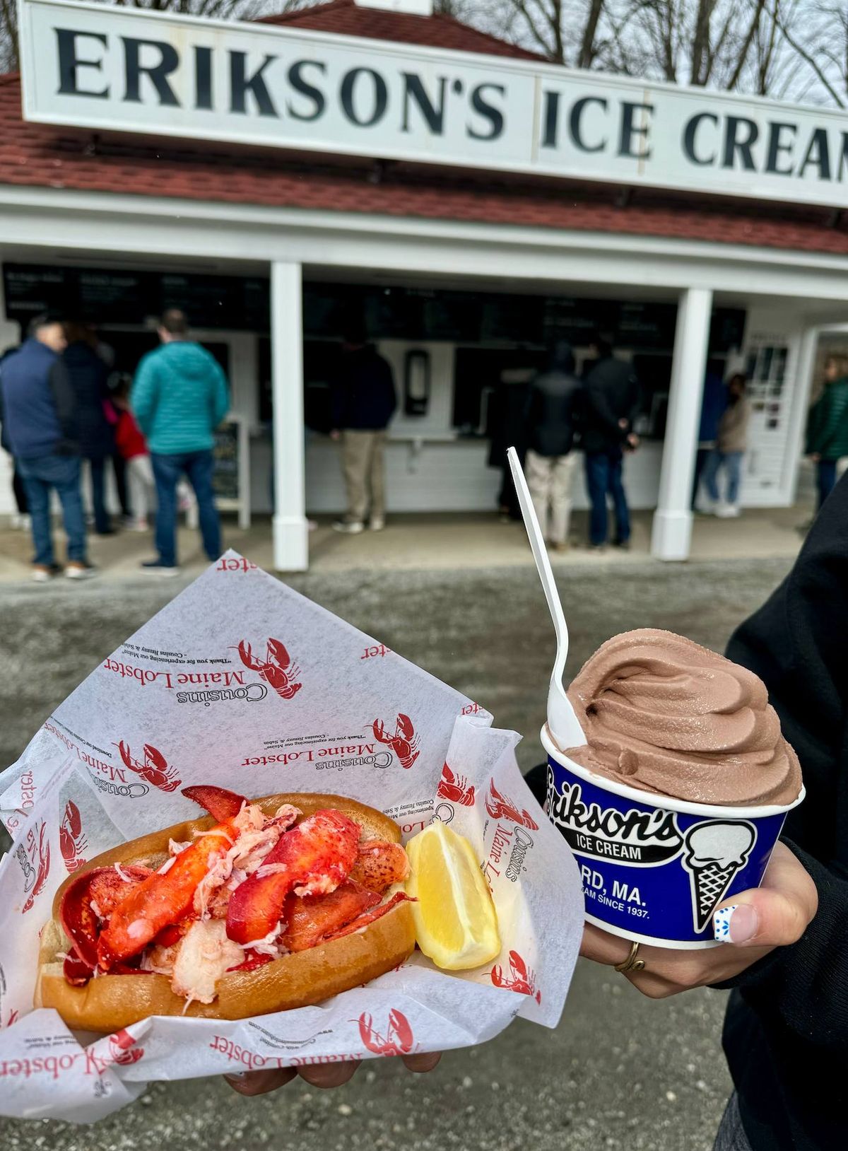 Cousins Maine Lobster at Erikson's Ice Cream