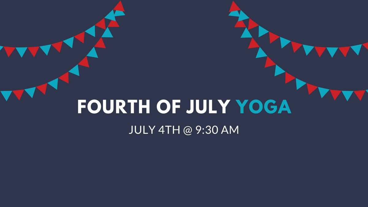 4th of July Yoga Class