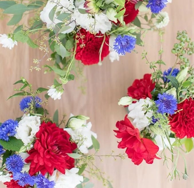 Red, White, & Blooms! A 4th of July Bouquet Workshop | 2606 E. Central ...