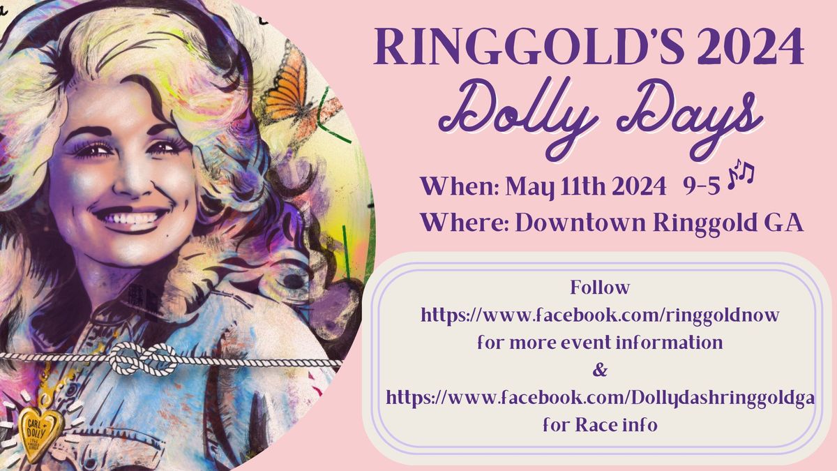 Dolly Days 2024 Downtown Ringgold May 11, 2024