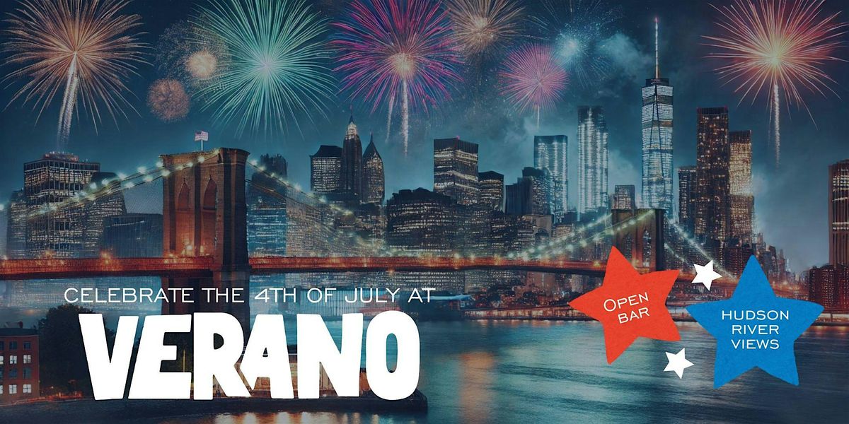 4th of July Fireworks Party | Open Bar and Bites | Best View in NYC
