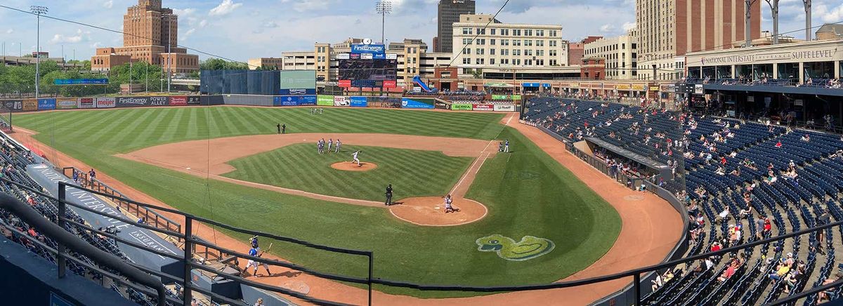 Parking Erie SeaWolves at Akron RubberDucks
