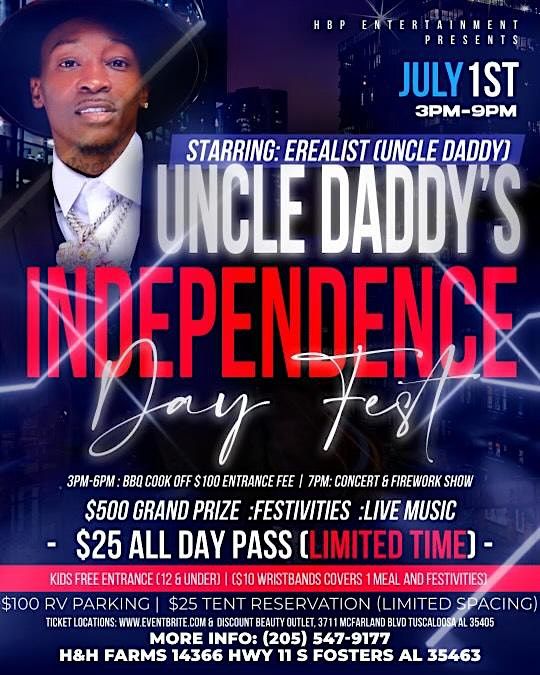 UNCLE DADDYS (EREALIST) INDEPENDENCE DAY FEST 14366 US11, Fosters