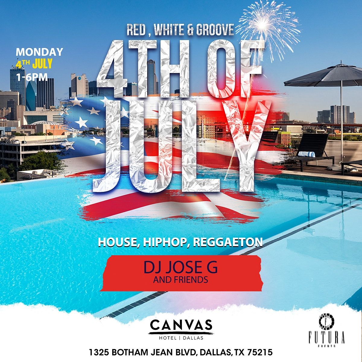 Red, White & Groove @ CANVAS Hotel Dallas | CANVAS Hotel | Dallas ...