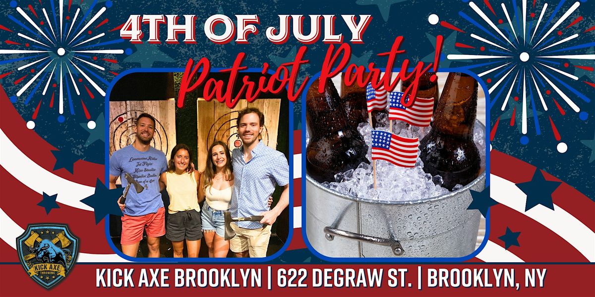 July 4th Weekend Cookout @ Kick Axe Brooklyn!