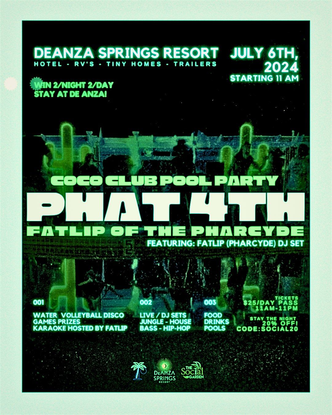 Phat 4th - Coco Club Pool Party