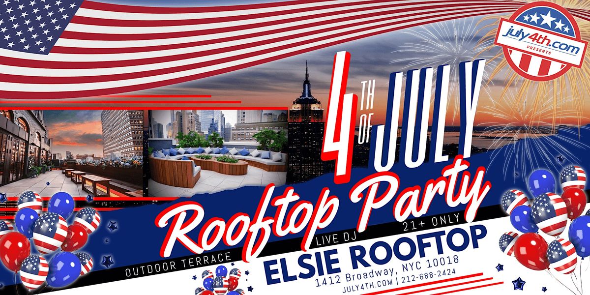 Red, White, and Blue 4th of July Rooftop Party