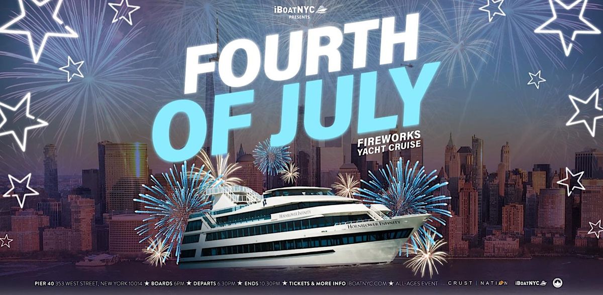 July 4th Family Fireworks Party Cruise aboard the Cornucopia Princess