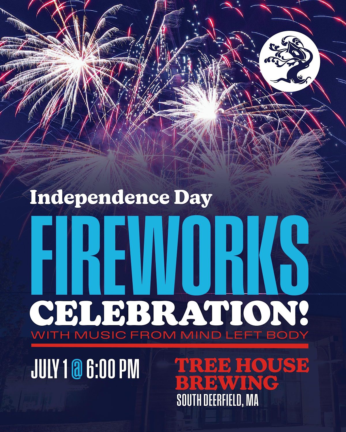 Tree Houses Independence Day Fireworks Celebration Deerfield Tree