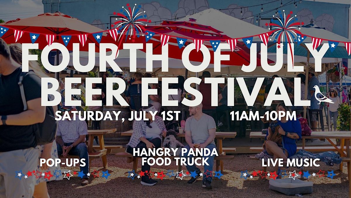 Fourth Of July Beer Festiva Eavesdrop Brewery, Manassas, VA July 1