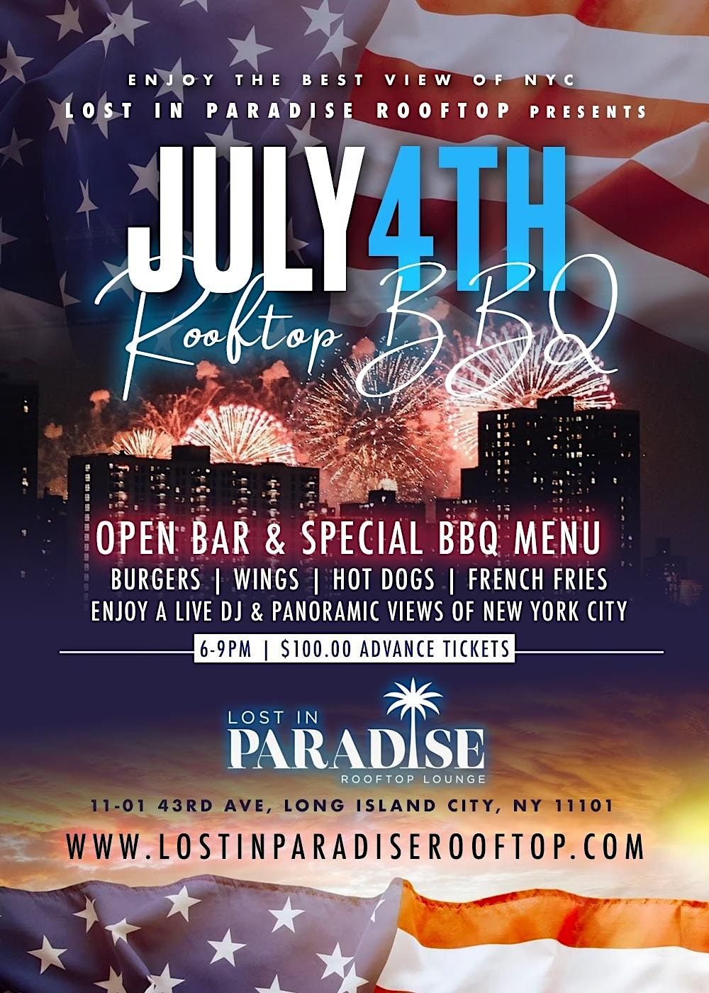4th of july rooftop bar nyc