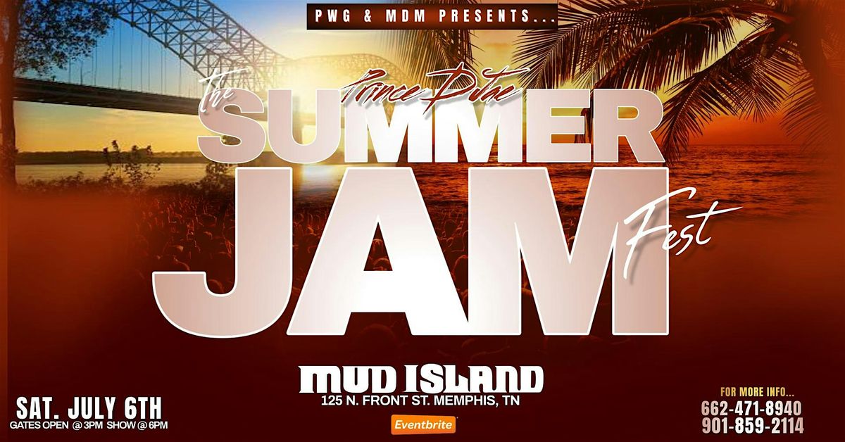 The Prince DJae Summer Jam Fest Mud Island, Memphis, TN July 6, 2024