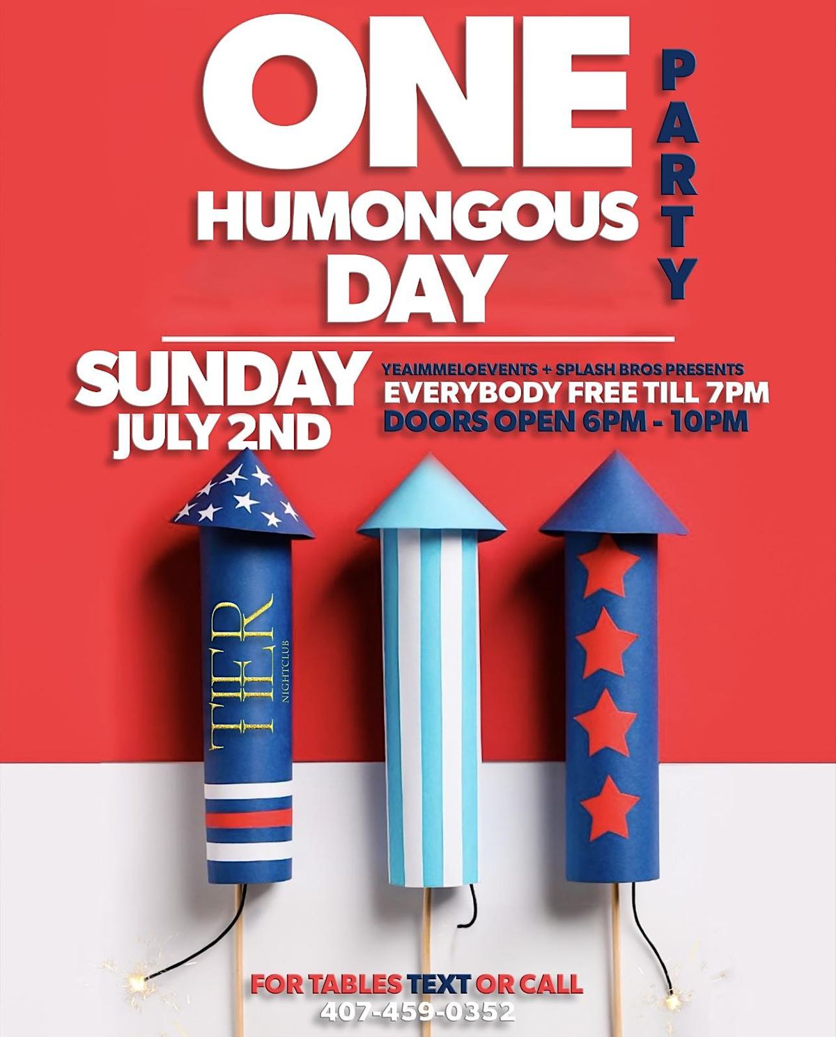 ONE HUMONGOUS DAY AND PARTY