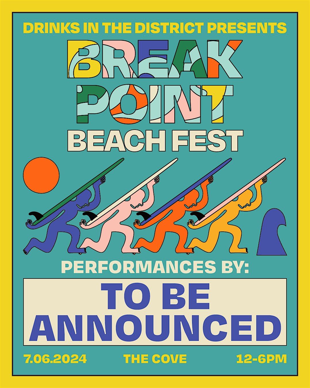 Break Point: Beach Fest!! July 6th Day Party | The Cove, Washington, DC ...