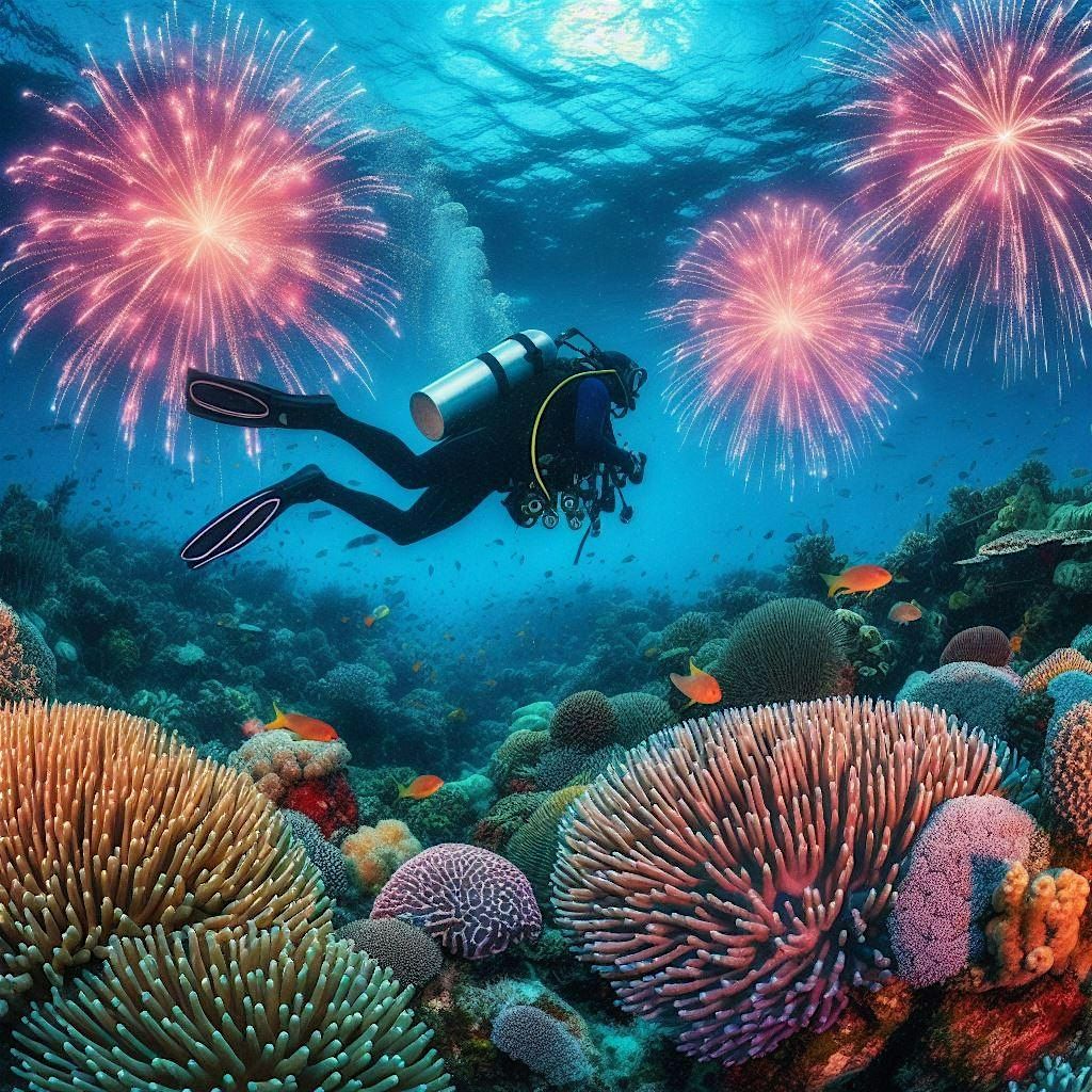Coral & Fireworks - Weekend Getaway with Dive Buddies