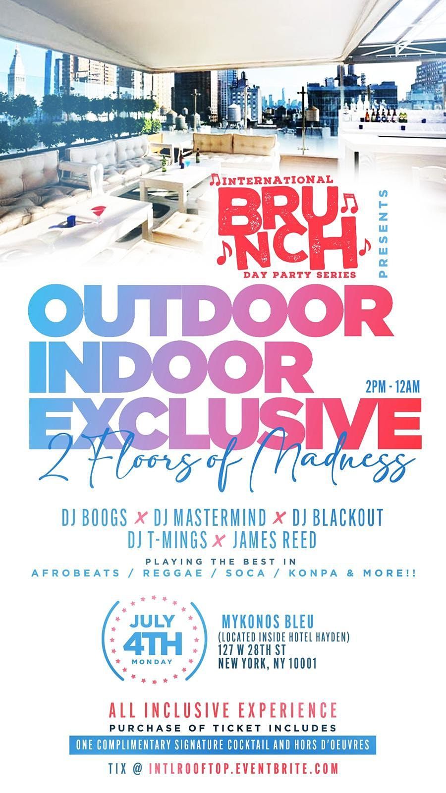 The International Brunch Series Rooftop Edition