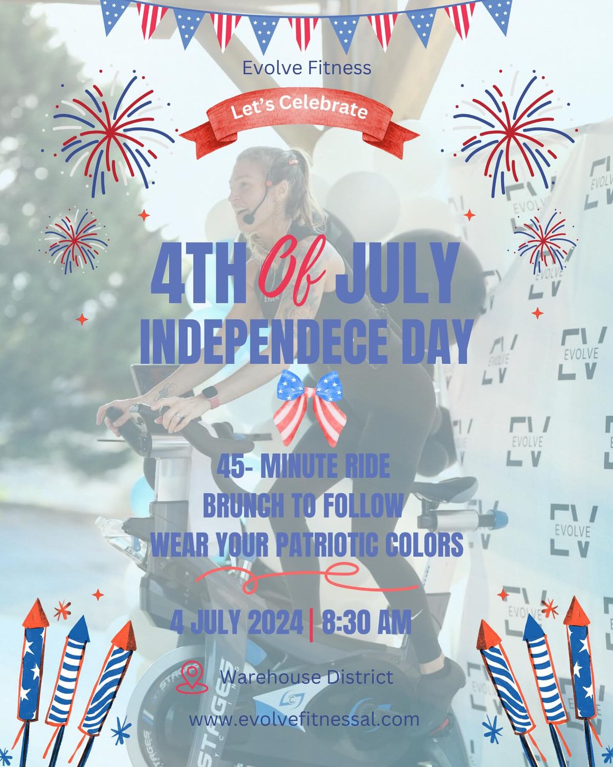 Red, White, & Blue Ride!! Cullman Warehouse District July 4, 2024