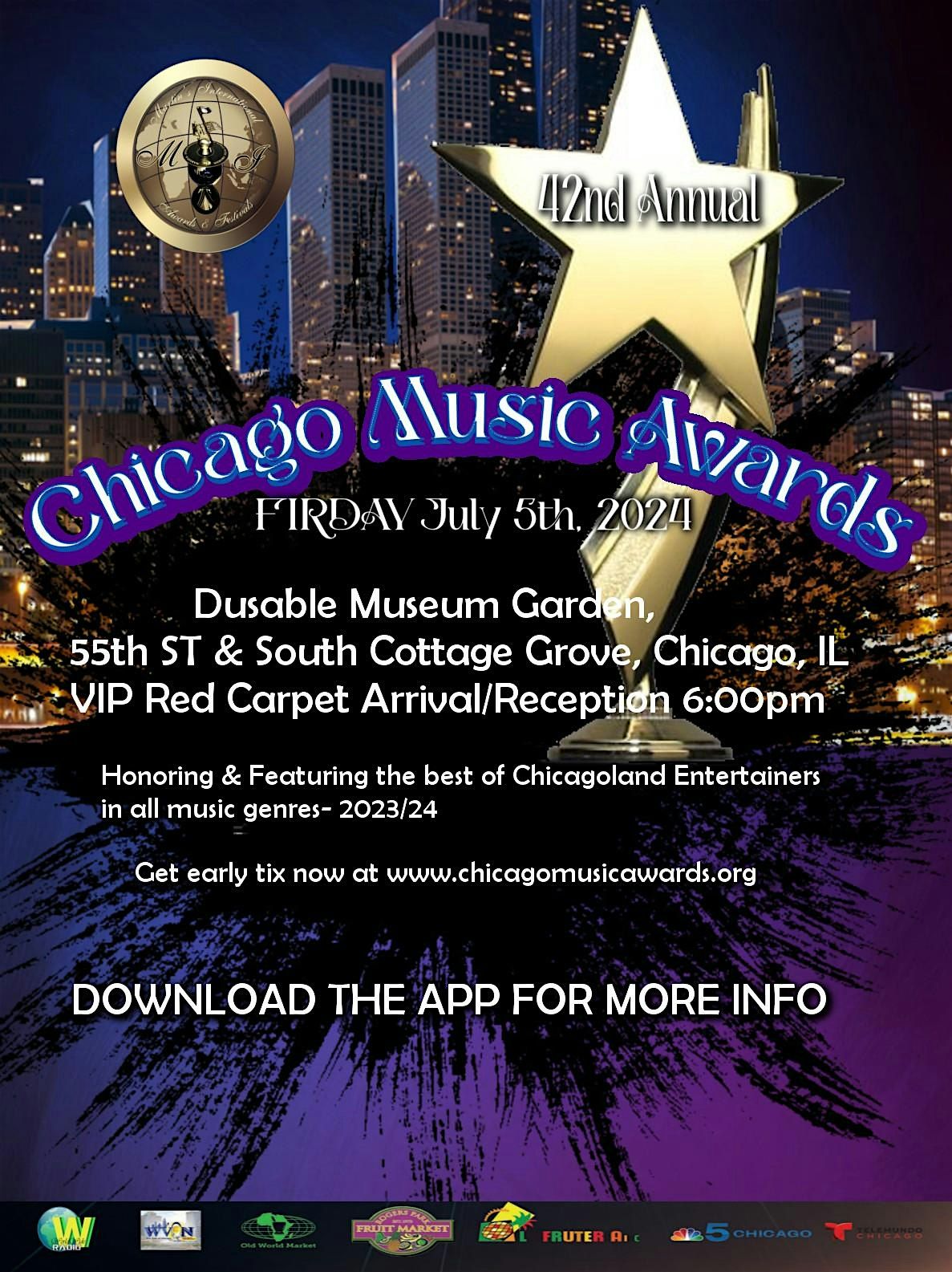 42nd Annual Chicago Music Awards\/31st  African\/Caribbean Intl Fest of Life