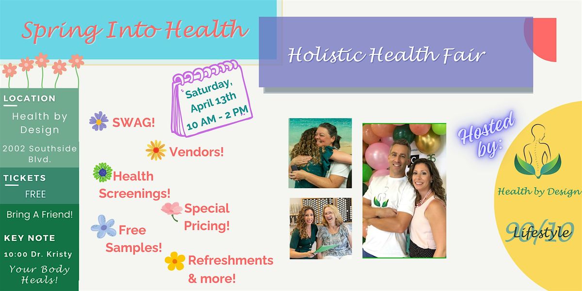 Spring Into Health Fair | Health by Design, Southside Boulevard ...