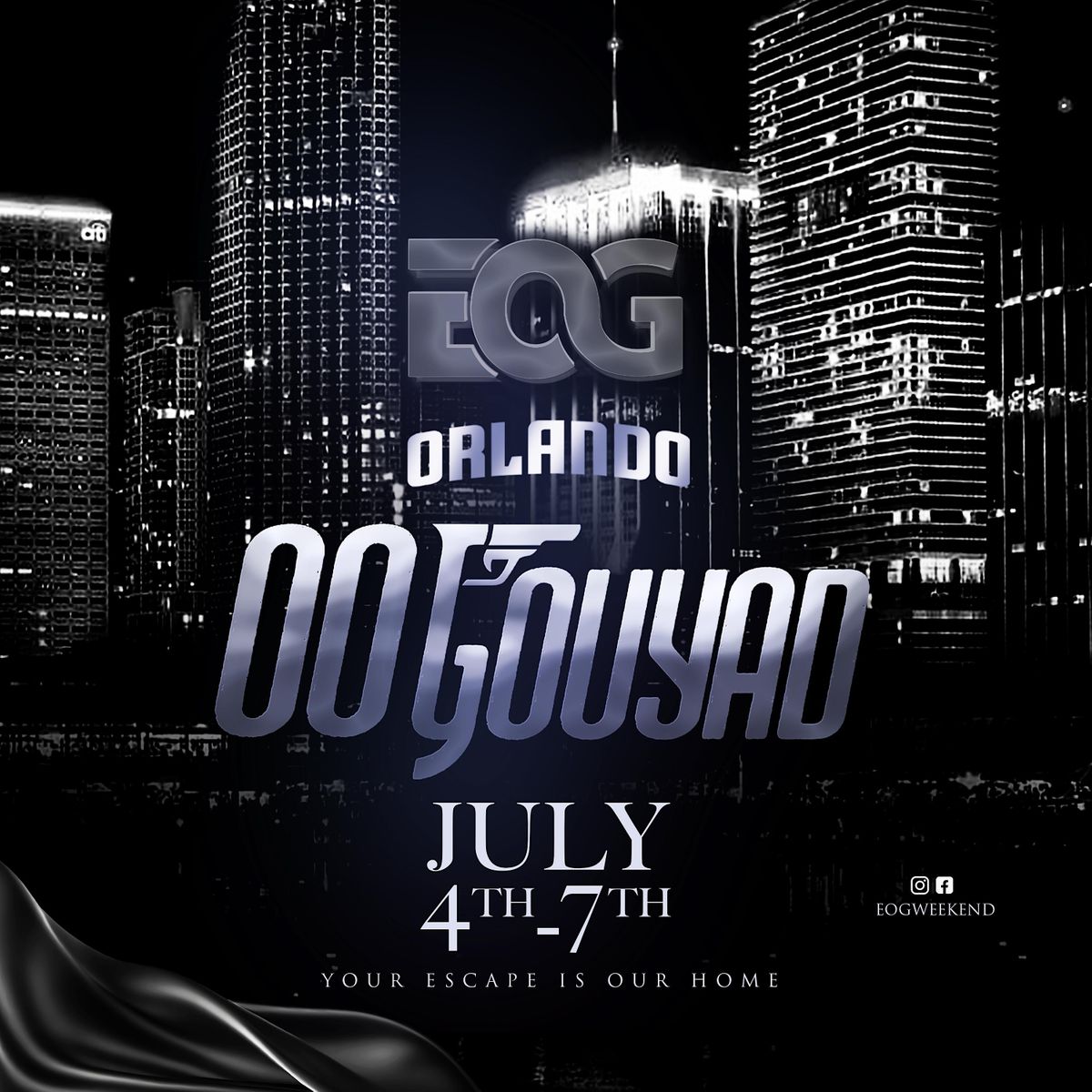 EOG 2024 Double oo7 Gouyad Rum Jungle, Orlando, FL July 4 to July 7