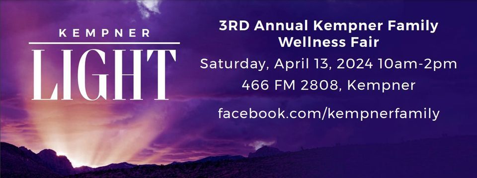 3rd Annual Kempner Family Wellness Fair